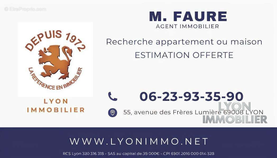 Maison à LYON-8E