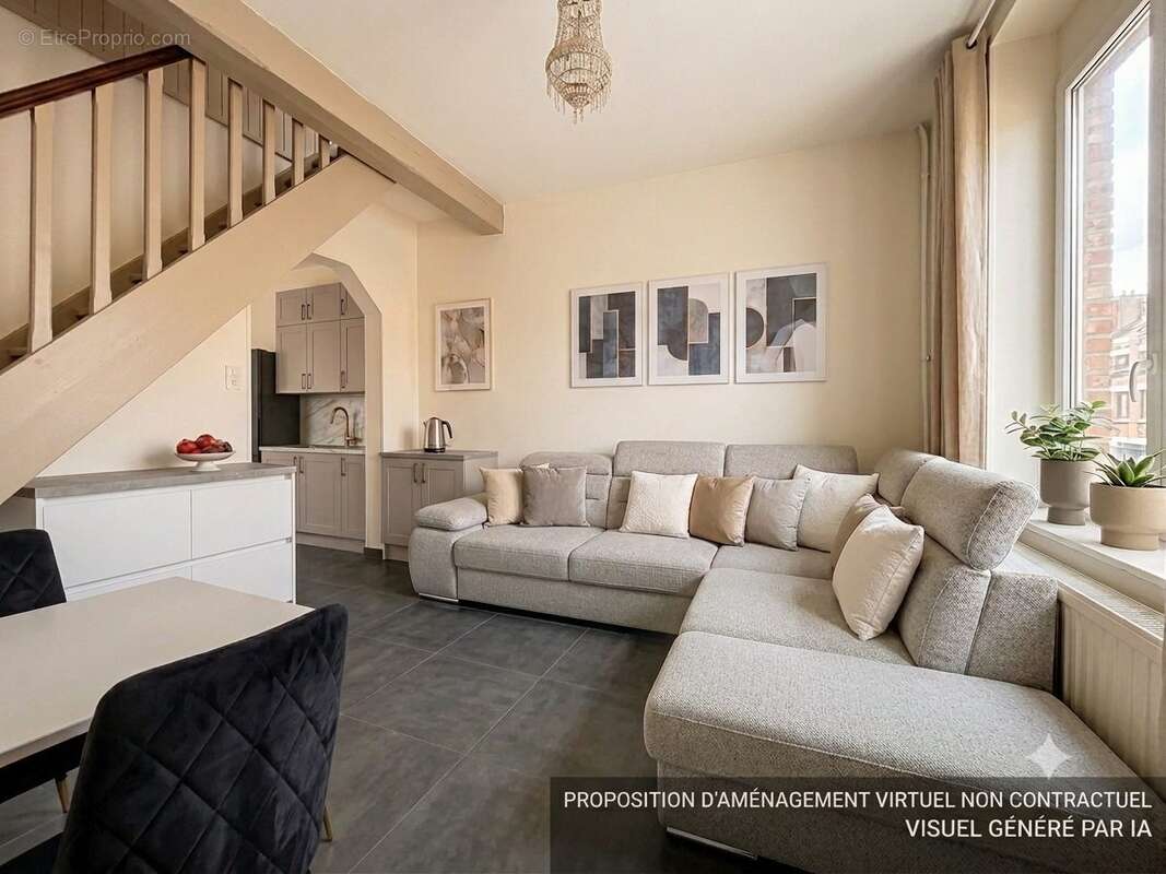 Maison 56 m² à Marcq-En-Baroeul  - photo 2