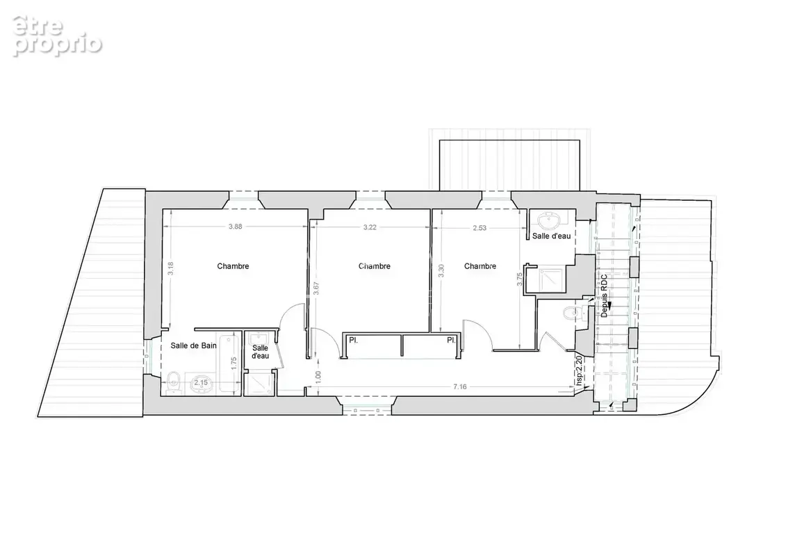 À vendre Centre de Cannes - projet de rénovation avec plans approuvés - photo 16