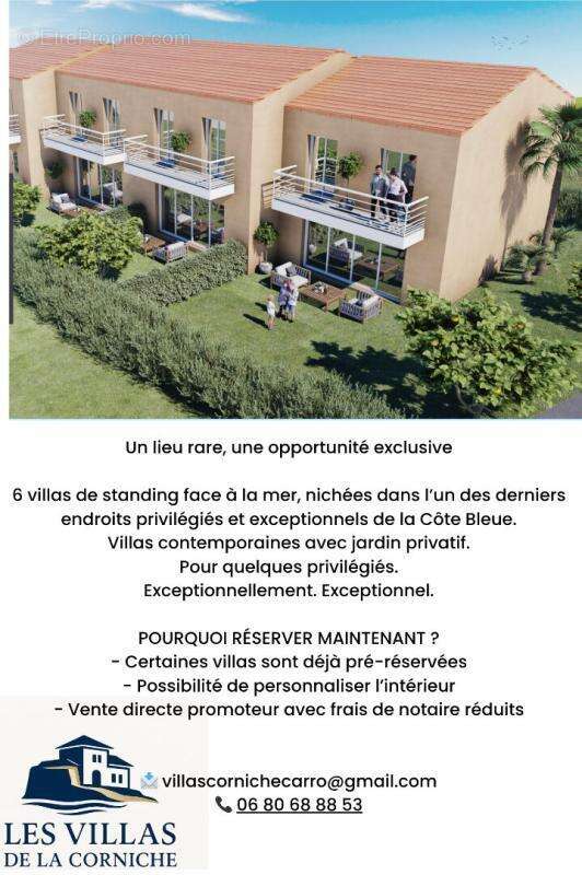 Villa front de mer Carro - photo 2