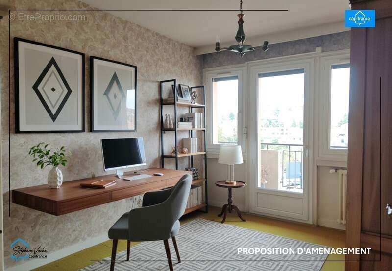 Appartement 156 m² – 3 chambres et bureau – balcons - photo 10