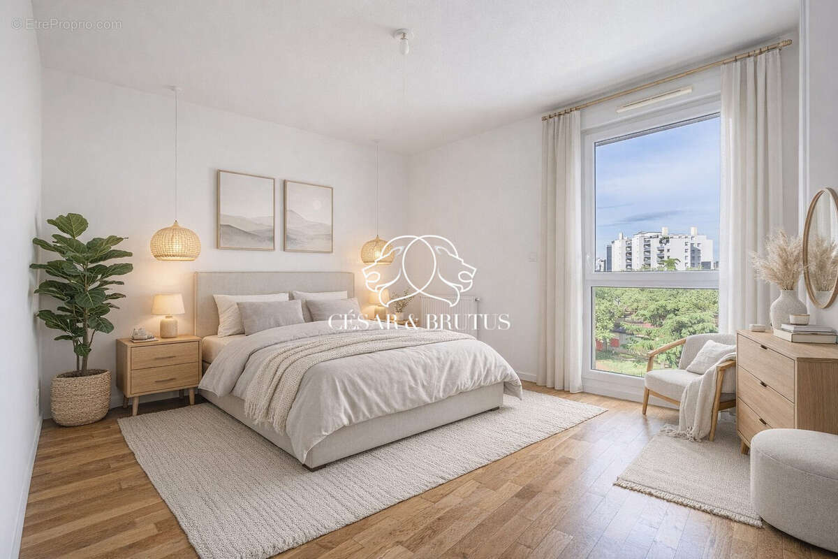 proposition d'aménagement, photo non contractuelle - Appartement à LYON-8E