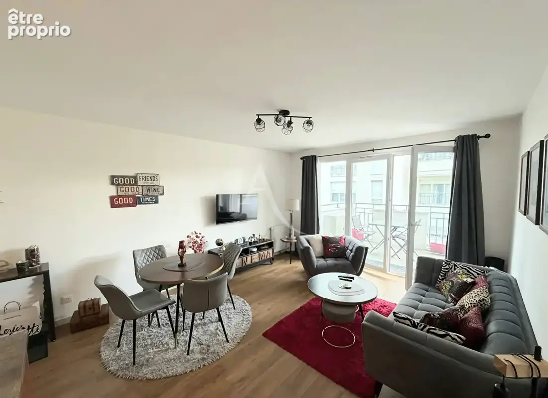 3 pièces de 58 m² avec balcon et parking - photo 2
