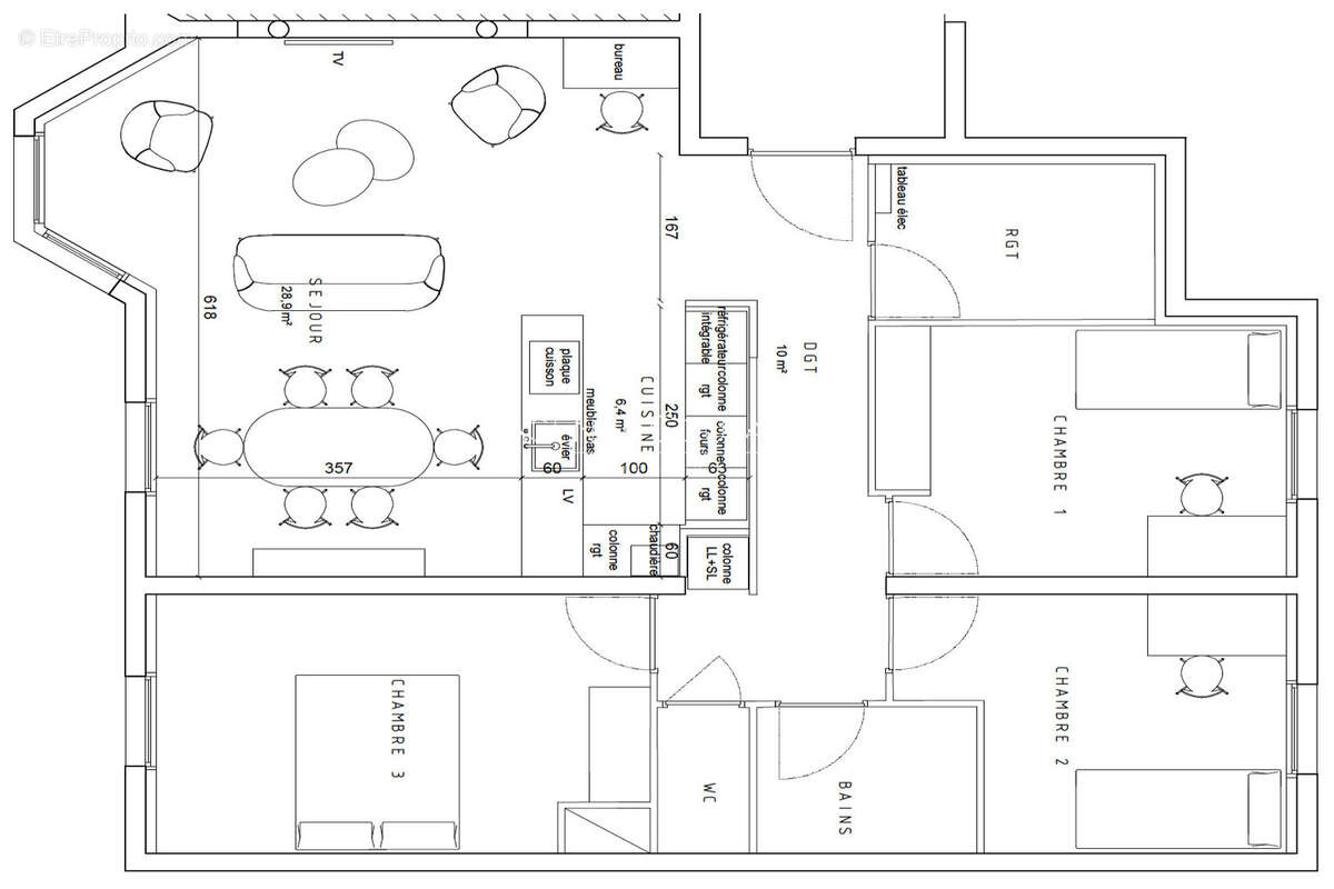 Appartement à LYON-4E