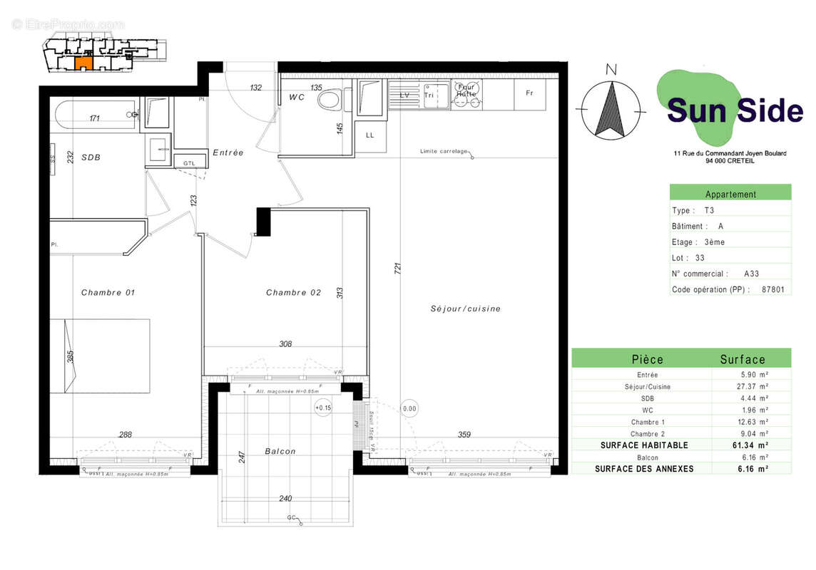 Appartement à CRETEIL