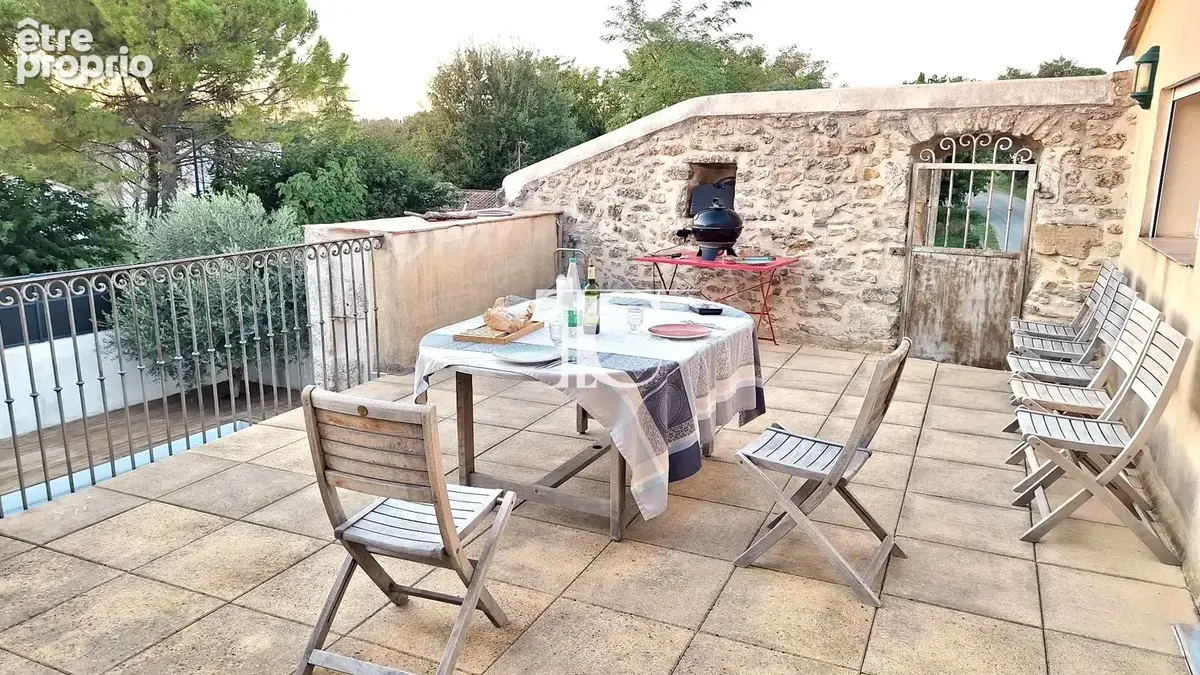 Rousson, 10km d'ales, mas de hameau renove 272m2, salons/sejour 100m2, 3 chambres + 1 studio, terrasses, piscine - photo 3