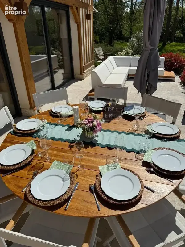 Vauville - deauville propriete jardin piscine - photo 3