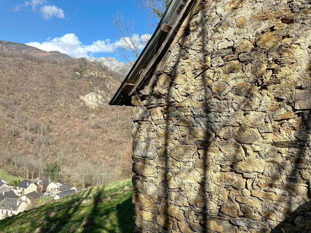 Grange en surplomb du Bourrinquets, Arbéost, en Val d'Azun - photo 4