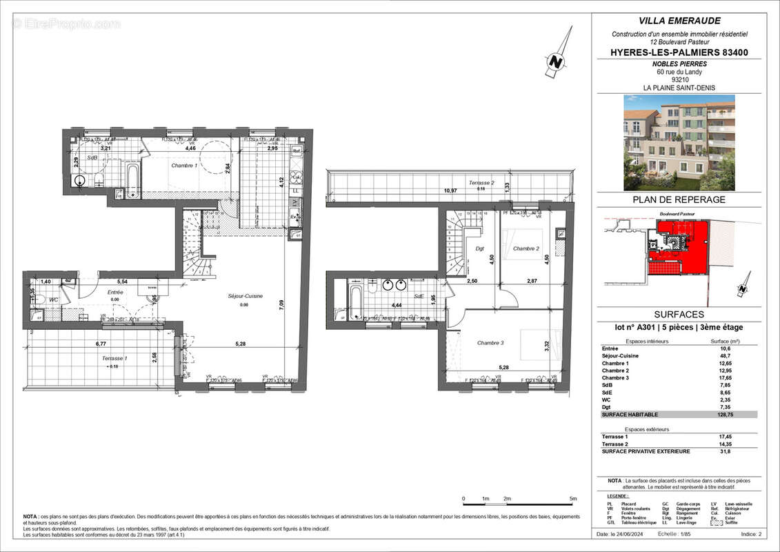 Appartement à HYERES