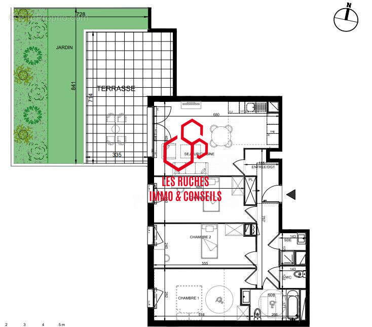 Appartement à SAVIGNY-LE-TEMPLE