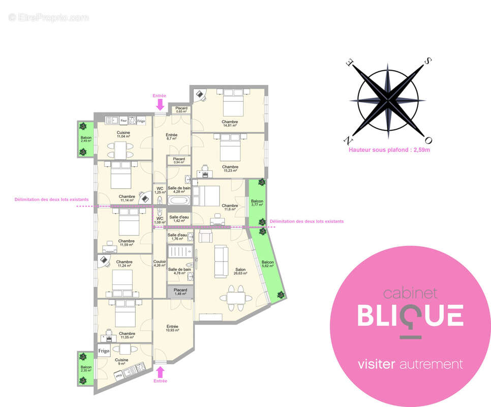 Appartement à VANDOEUVRE-LES-NANCY