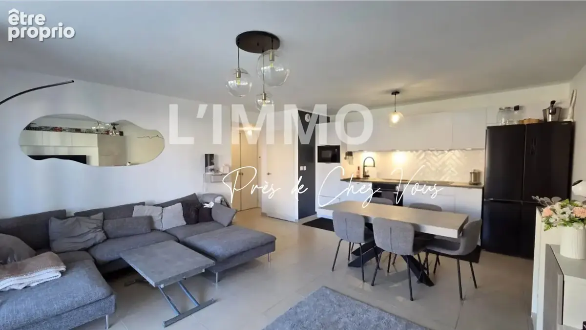 T3 67 m² avec grande terrasse, box et stationnement - photo 4