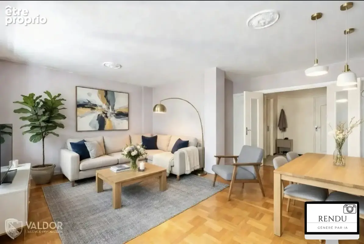 appartement T4 – 105 m² – 3 chambres – Balcon – Ascenseur – 3ème étage - photo 2