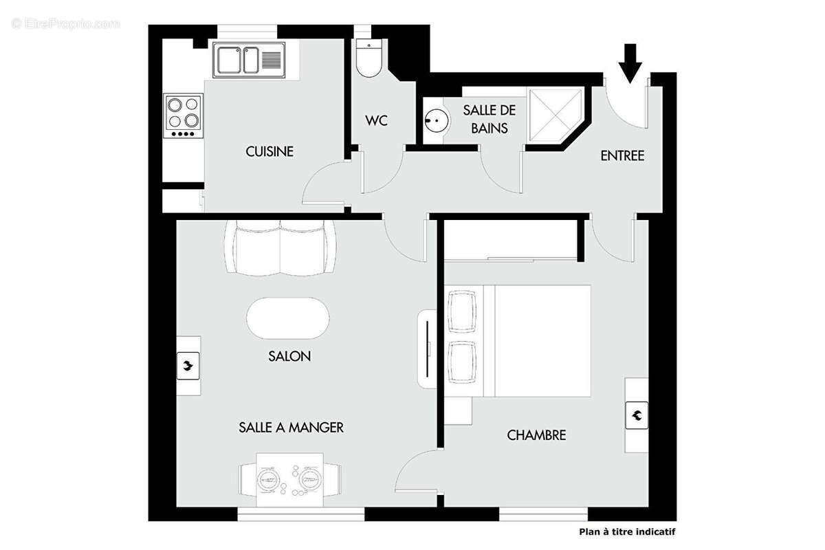 Appartement à PARIS-19E