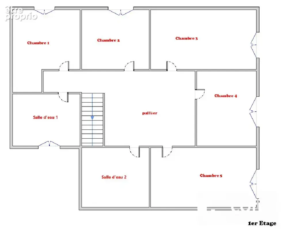 Plan 1er étage