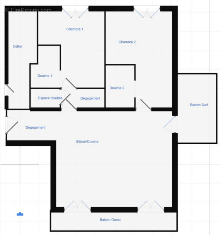 T3 Standing - appartement familial - photo 12