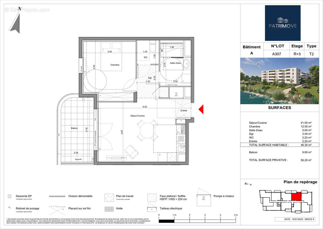 Appartement à MONTEUX
