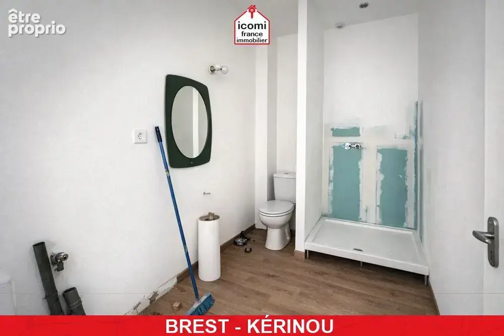 Finistere - brest (29200) - a vendre - appartement t2 - 1 chambre - dernier etage - dpe d - syndic benevole - cave - proche comm - photo 1