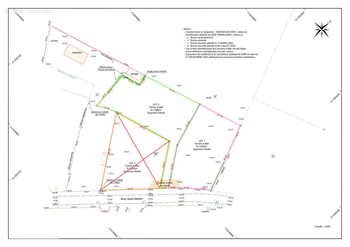 Terrain à LA CROISILLE