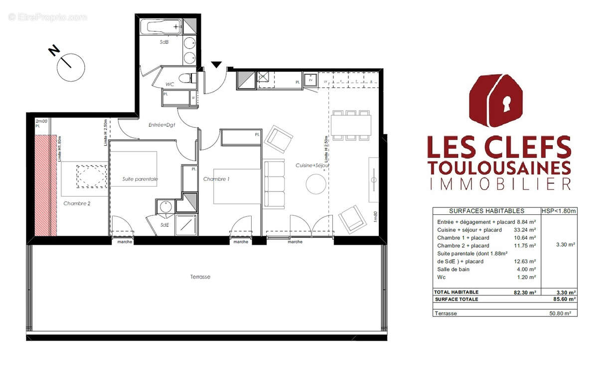 Appartement à TOURNEFEUILLE