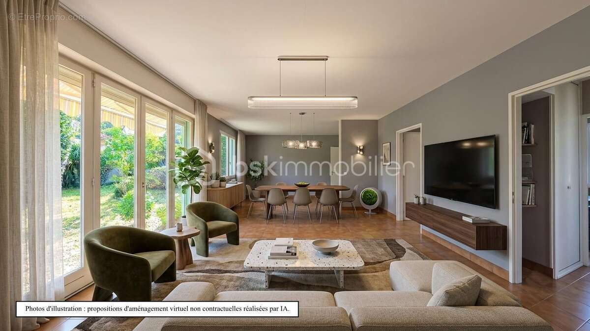 Maison 84 m2. Plain-pied de charme avec Jardin Arboré & Double Garage - photo 9