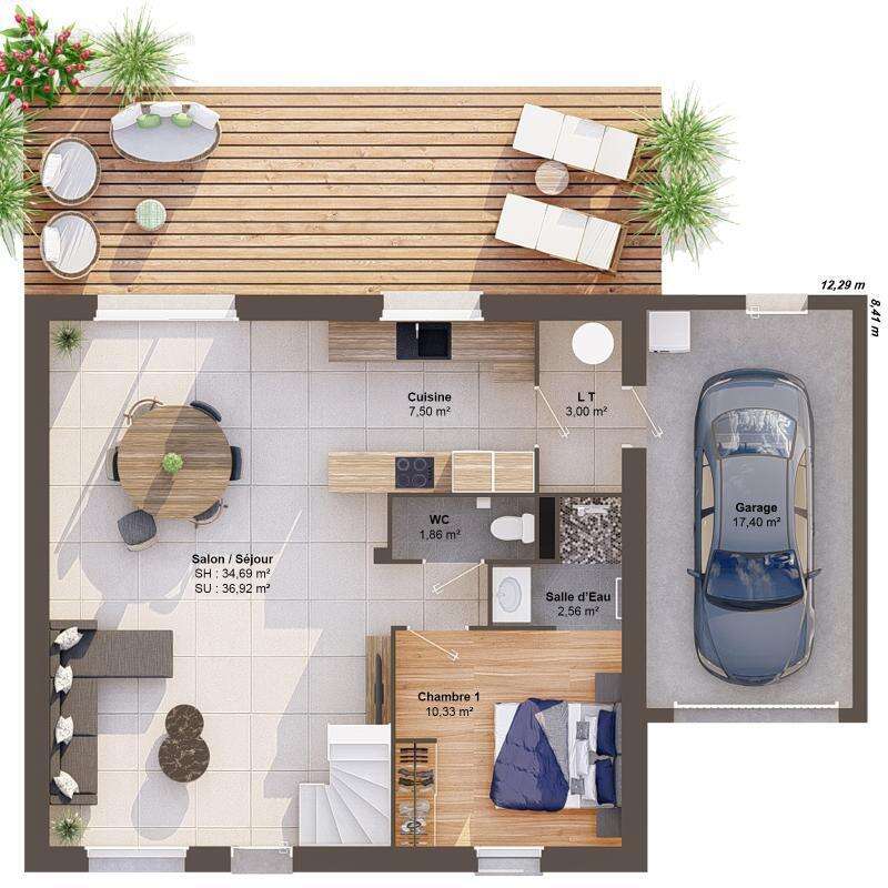 Maison à LA CHAPELLE-VENDOMOISE