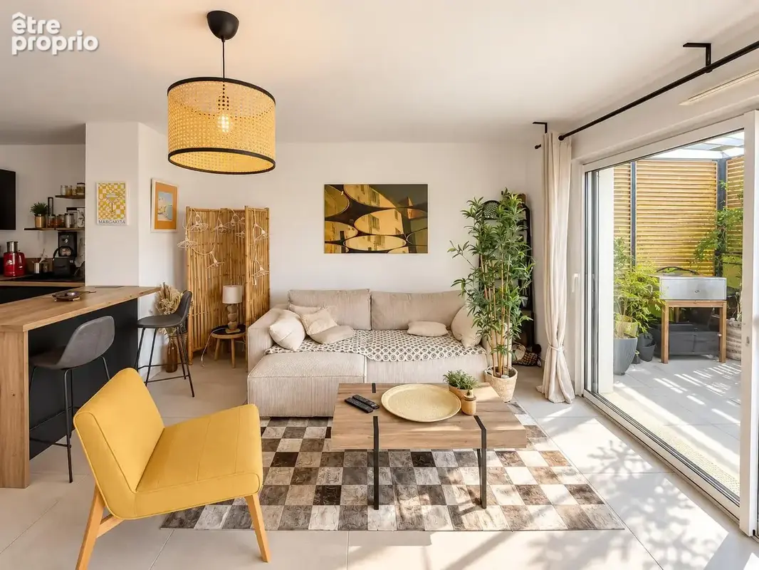Cap brun t4 de 92 m2 avec terrasse, garage et parking - photo 6
