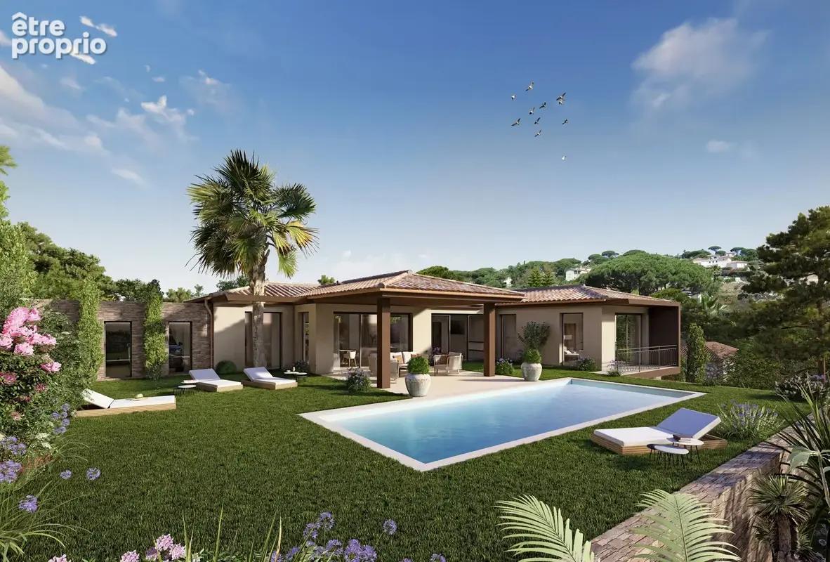 Terrain 1340m2 avec permis de construire purgé et apercu mer - sainte maxime - photo 2