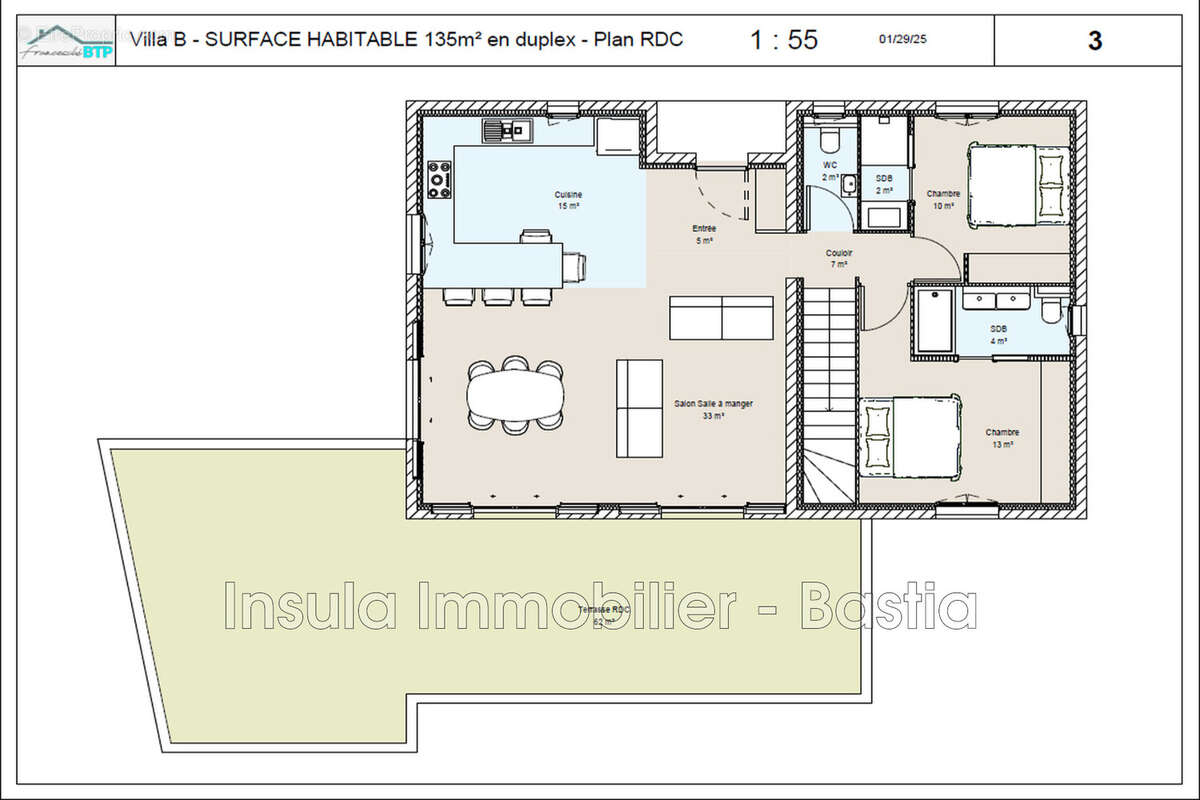 Maison 135 m² à Cervione  - photo 6