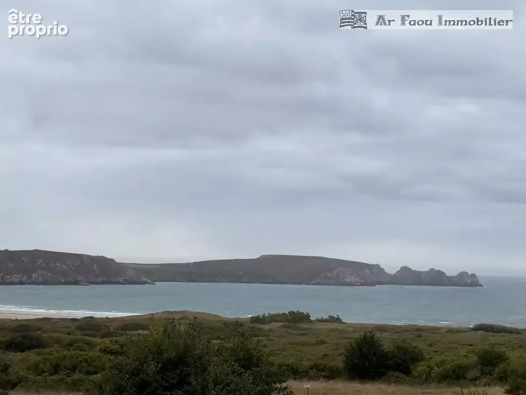 Crozon Proche plage belle néobretonne rénovée avec vue mer - photo 13