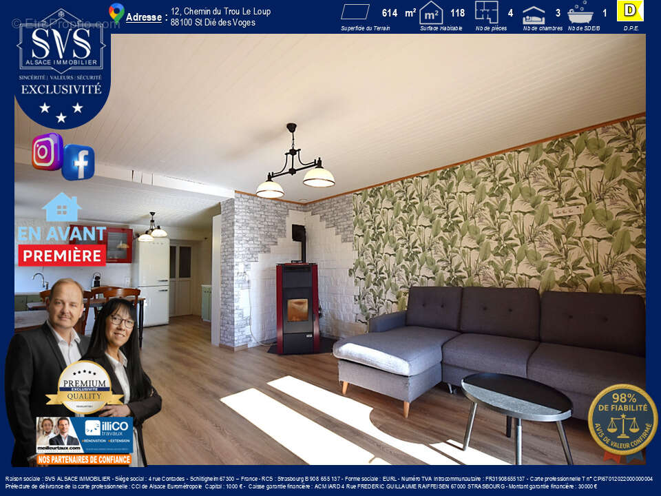 Maison à SAINT-DIE-DES-VOSGES