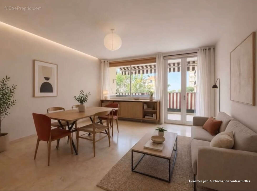 Roquebrune-Cap-Martin (Quartier Plage) - Grand 2P de 49 m2 transformable en petit 3P avec terrasse, cave et pa - photo 4