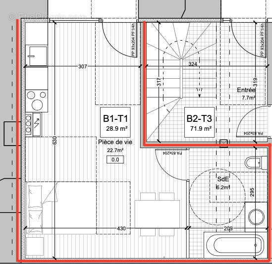 Appartement à SAINT-MALO