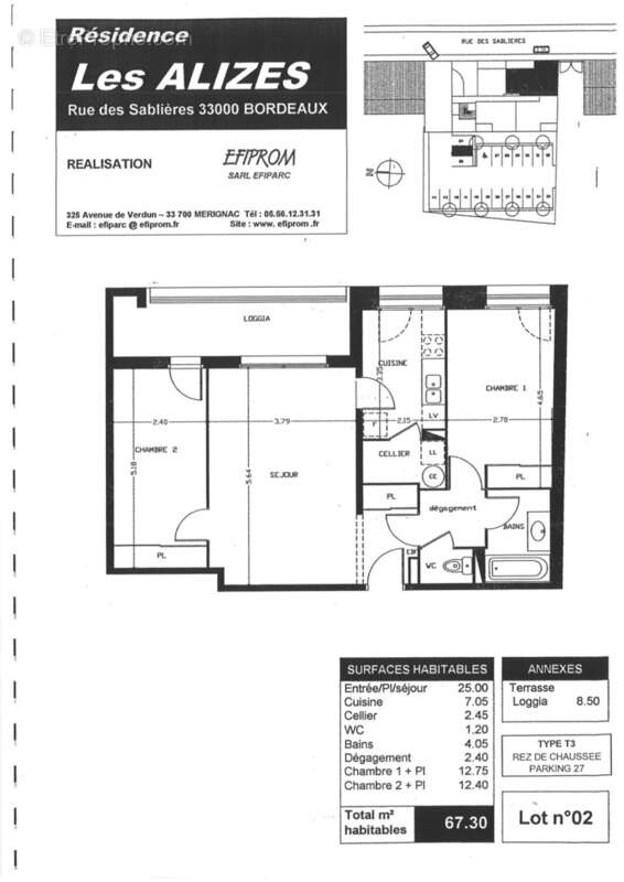 Appartement à BORDEAUX