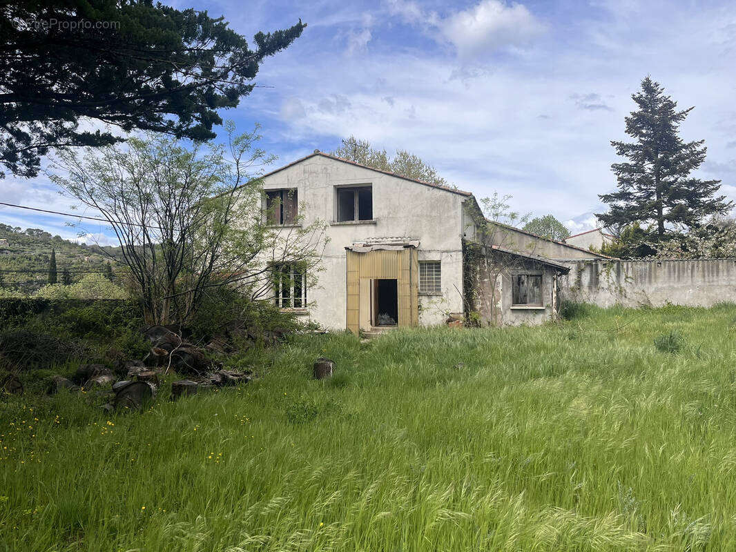 Bédarieux, à vendre terrain constructible de 8160 m2 avec une bâtisse existante à rénover entièremment - photo 2