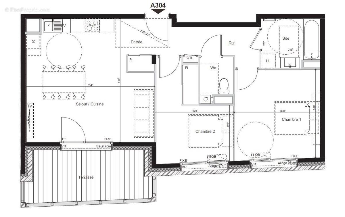 Appartement à LES GETS