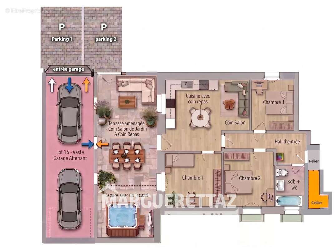 Appartement à HABERE-LULLIN
