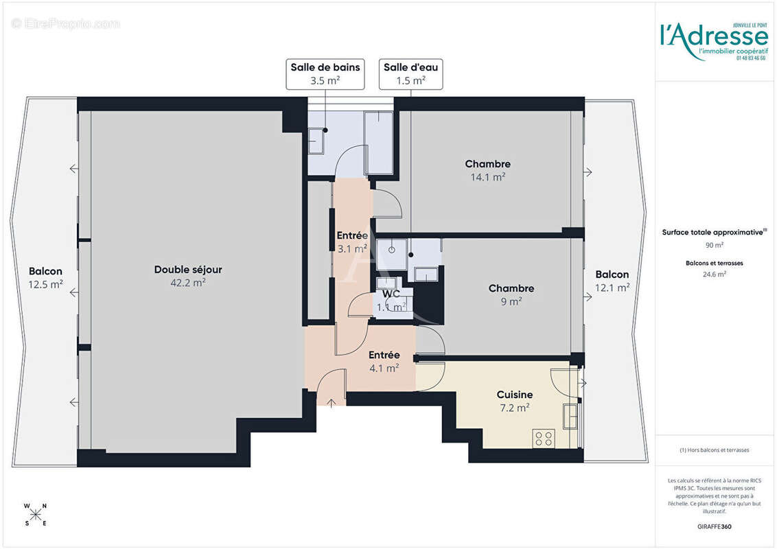 Appartement à JOINVILLE-LE-PONT