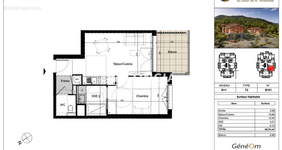 Appartement à MACOT-LA-PLAGNE
