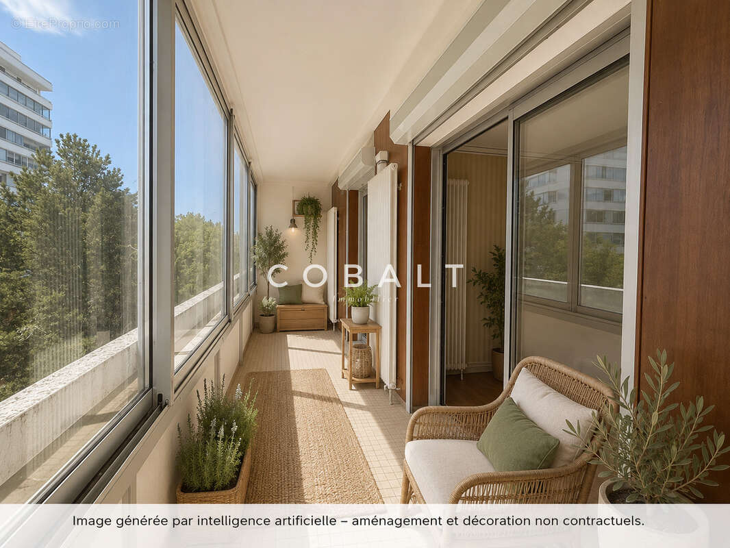 Bel appartement de 50 m2 à rafraîchir dans une résidence avec tennis - photo 10