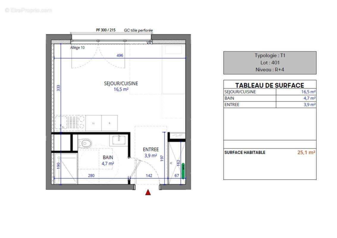 Appartement à METZ