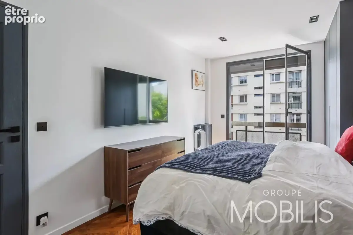 75016 - faisanderie/longchamp - appartement rénové de 60,84 m2 en étage élevé, avec balcon et vues dégagées - 1 chambre - traver - photo 2
