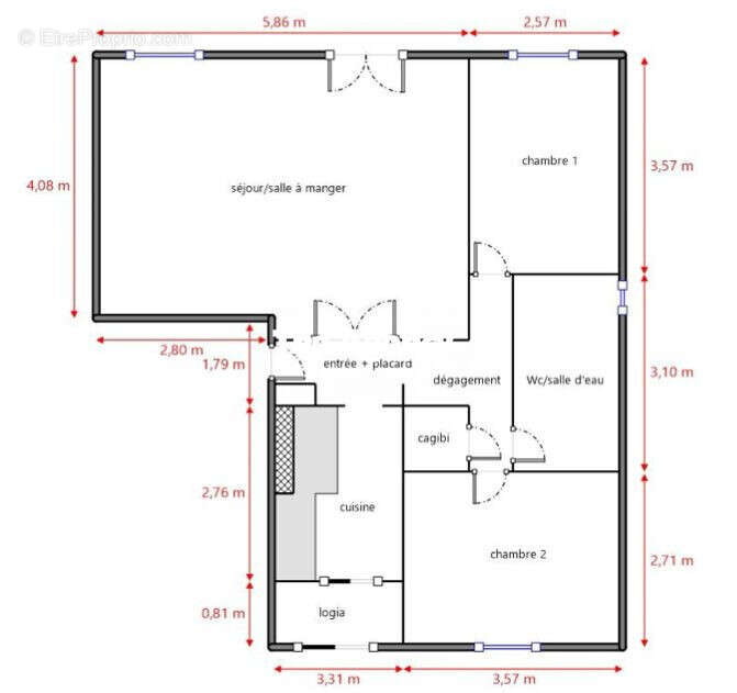 Appartement à MARSEILLE-8E
