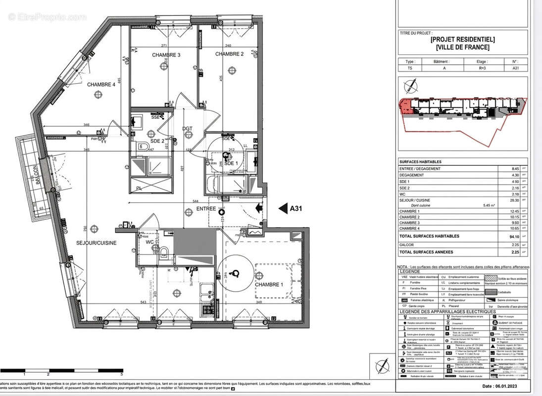 Appartement à CLAMART