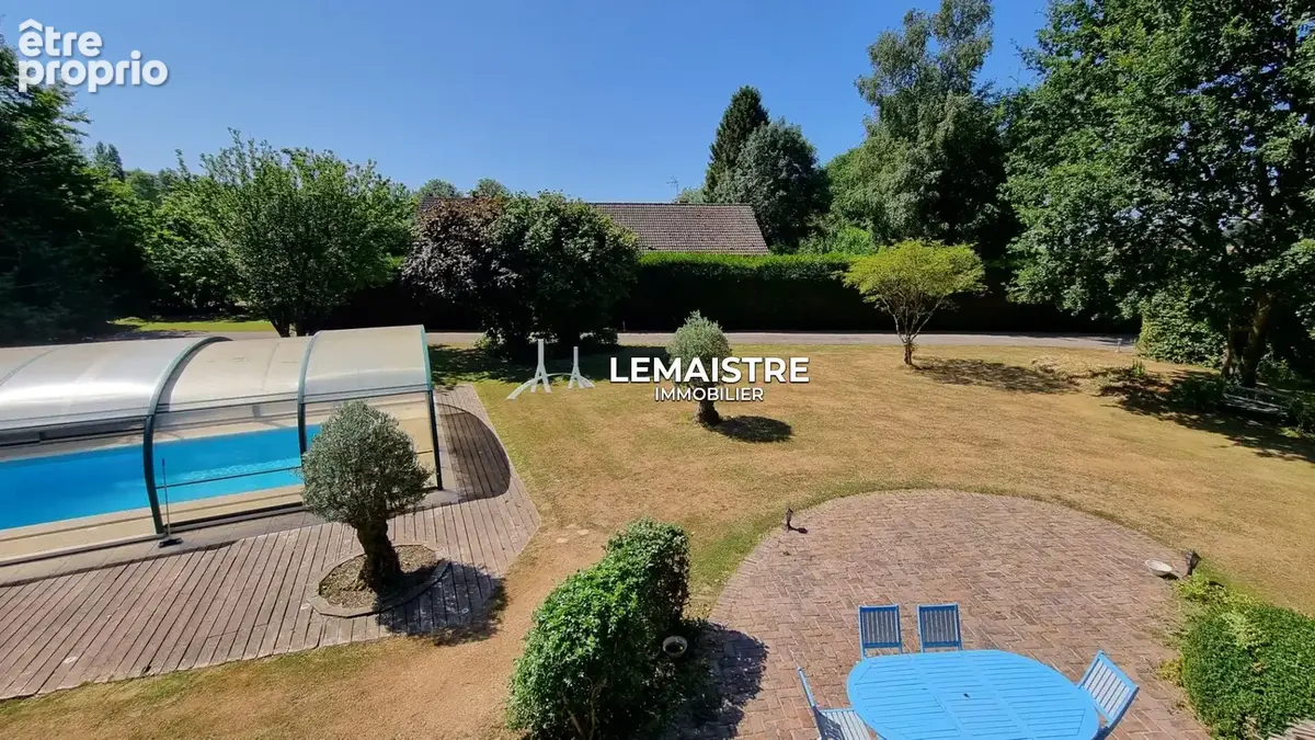 Chaumière à vendre - Valliquerville - 141,25 m² - 4 chambres - Piscine chauffée - Parc arboré - Bâtiment - photo 18