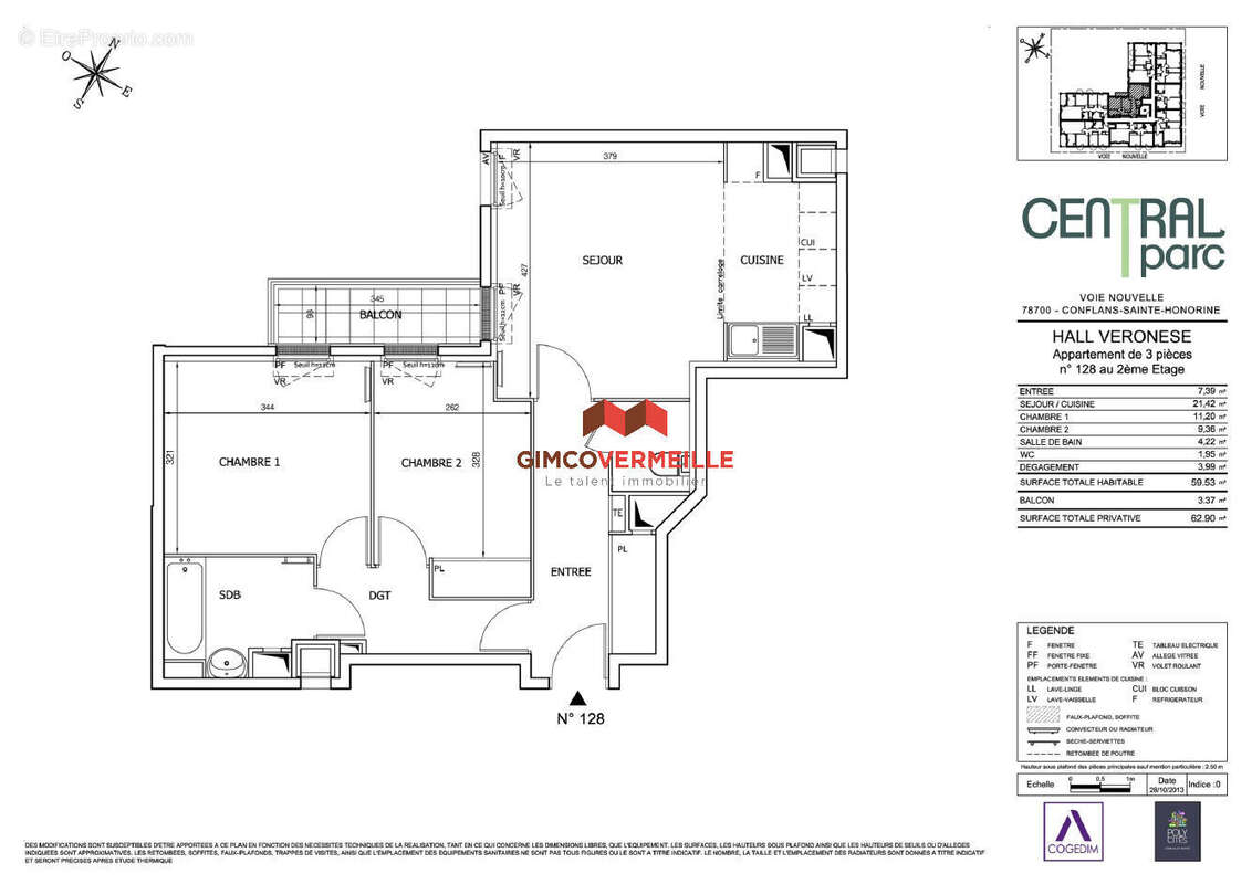Appartement à CONFLANS-SAINTE-HONORINE