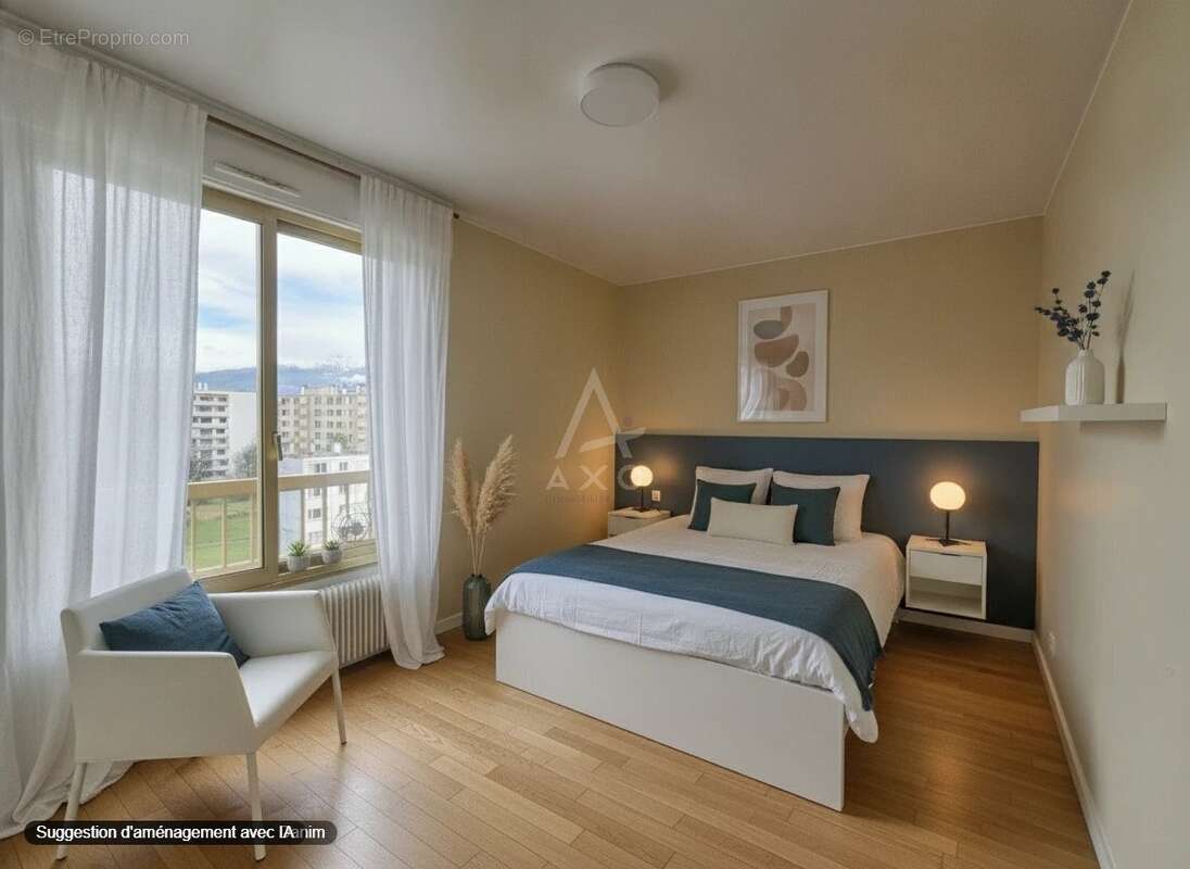Les Ayguinards  110 m²  Dernier étage  Vue panoramique Belledonne et Chartreuse - photo 7