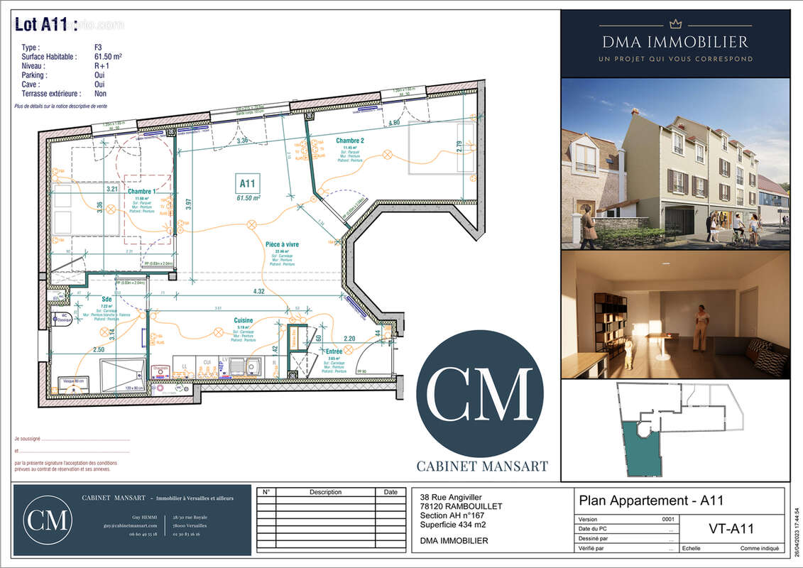 Appartement à RAMBOUILLET