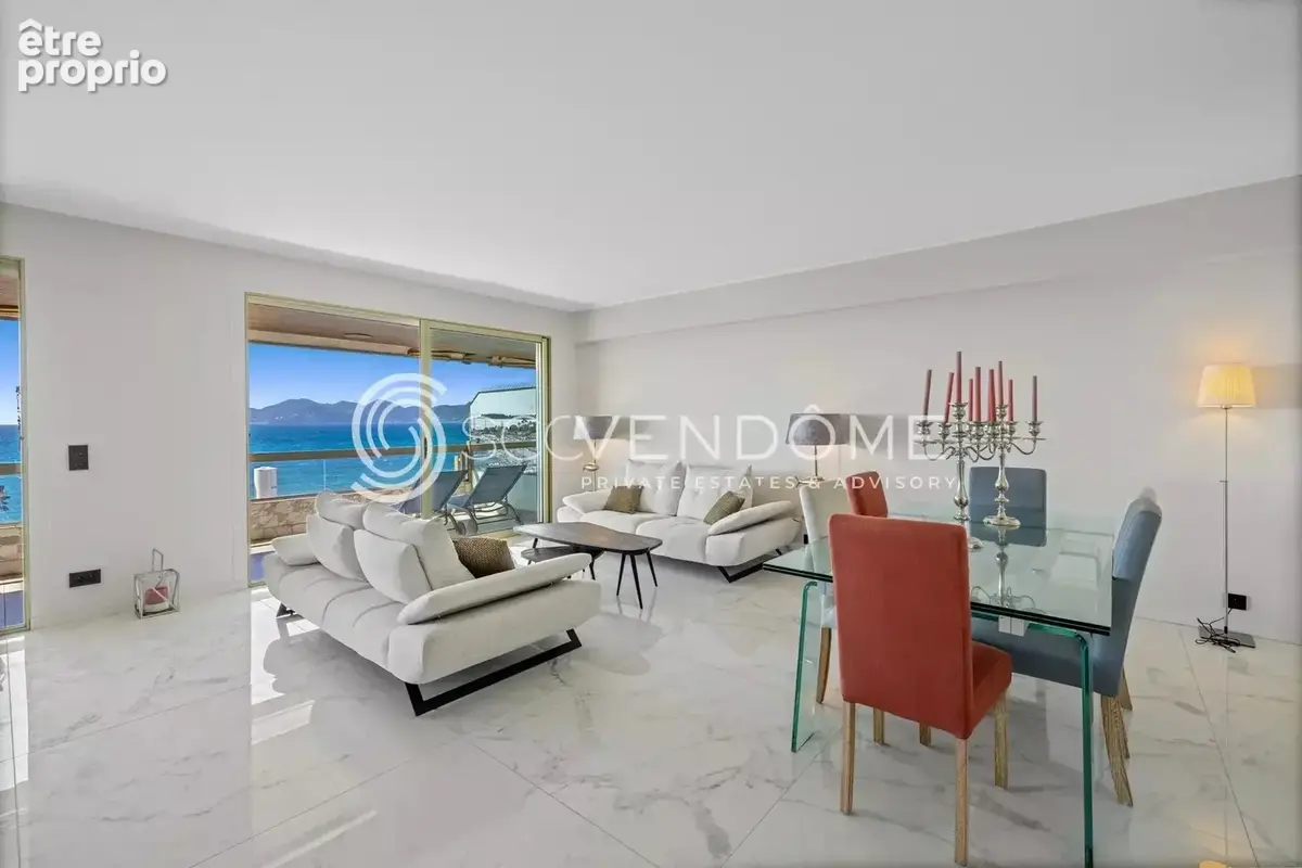 Cannes croisette 3 pieces renove vue mer panoramique a vendre - photo 3
