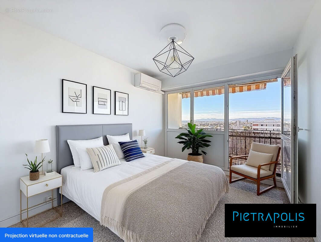 Chambre 2 aménagée - Appartement à RILLIEUX-LA-PAPE